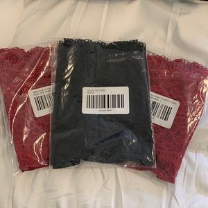 Soma high rise retro thong- 3 pair bundle